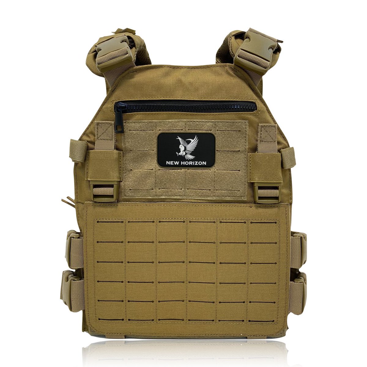 NEW_HORIZONshop's tweet photo. ✨NEW HORIZON販売開始記念！✨

🎁Twitter限定プレゼント企画🎁
『NEW HORIZON Plate Carrier Laser cut Tactical vest (Tan) 』
を1名様にプレゼント

応募方法は
①、このアカウントをフォロー
②、このツイートをRT

締切は5/11(水)23:59まで

※DMで連絡をとれる方限定とさせていただきます。 https://t.co/20zbY0vAQQ