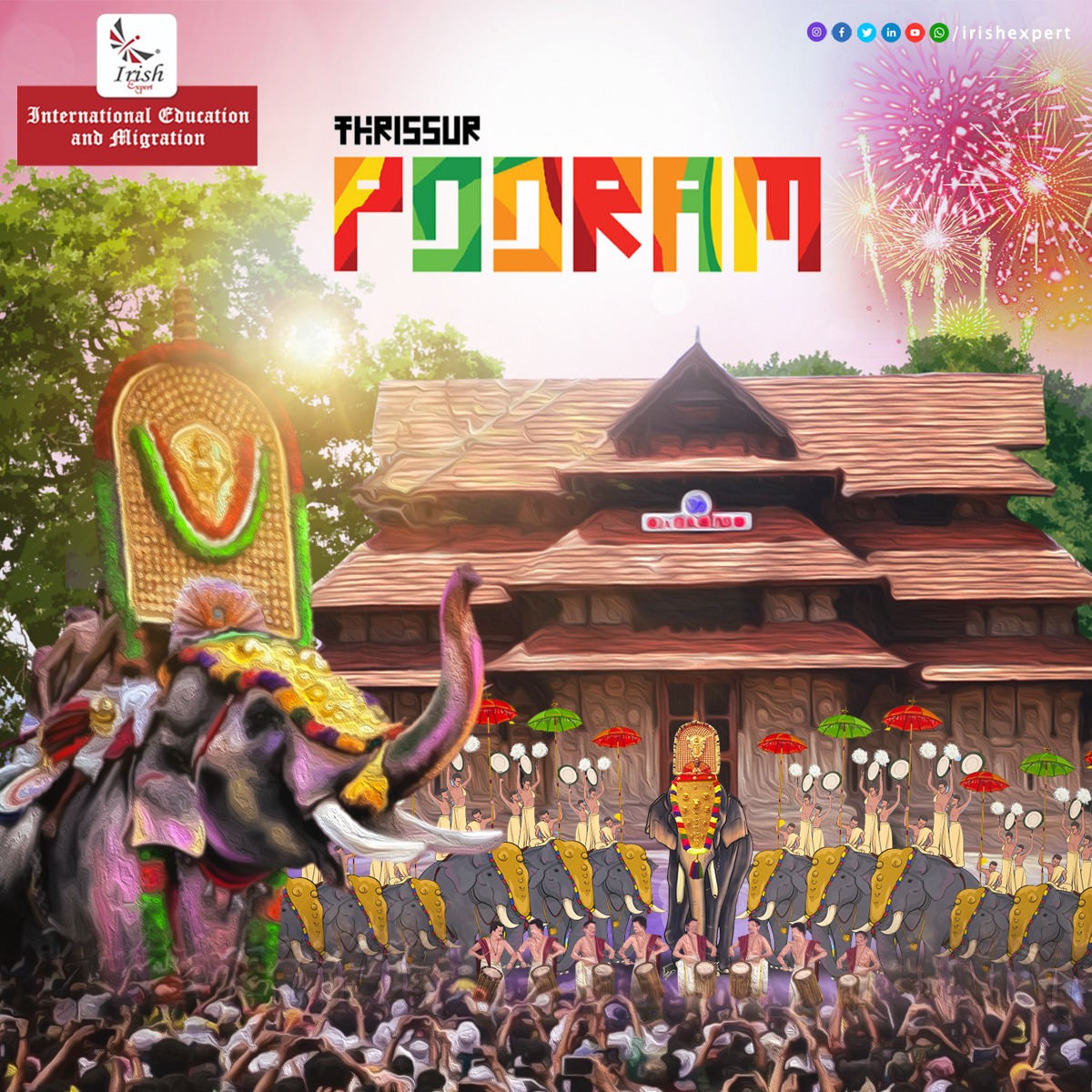 Irish_Expert_'s tweet photo. Happy Thrissur Pooram To All 𝑰𝑹𝑰𝑺𝑯𝑬𝑿𝑷𝑬𝑹𝑻
📞+91 9633746454
🌐https://t.co/oy7G3WYJV6 #thrissurpooram2022 #pooram #thrissurgram #irishexpert #studyabroad #Irishgroup #Irishexpert https://t.co/IMFOgOU8DD