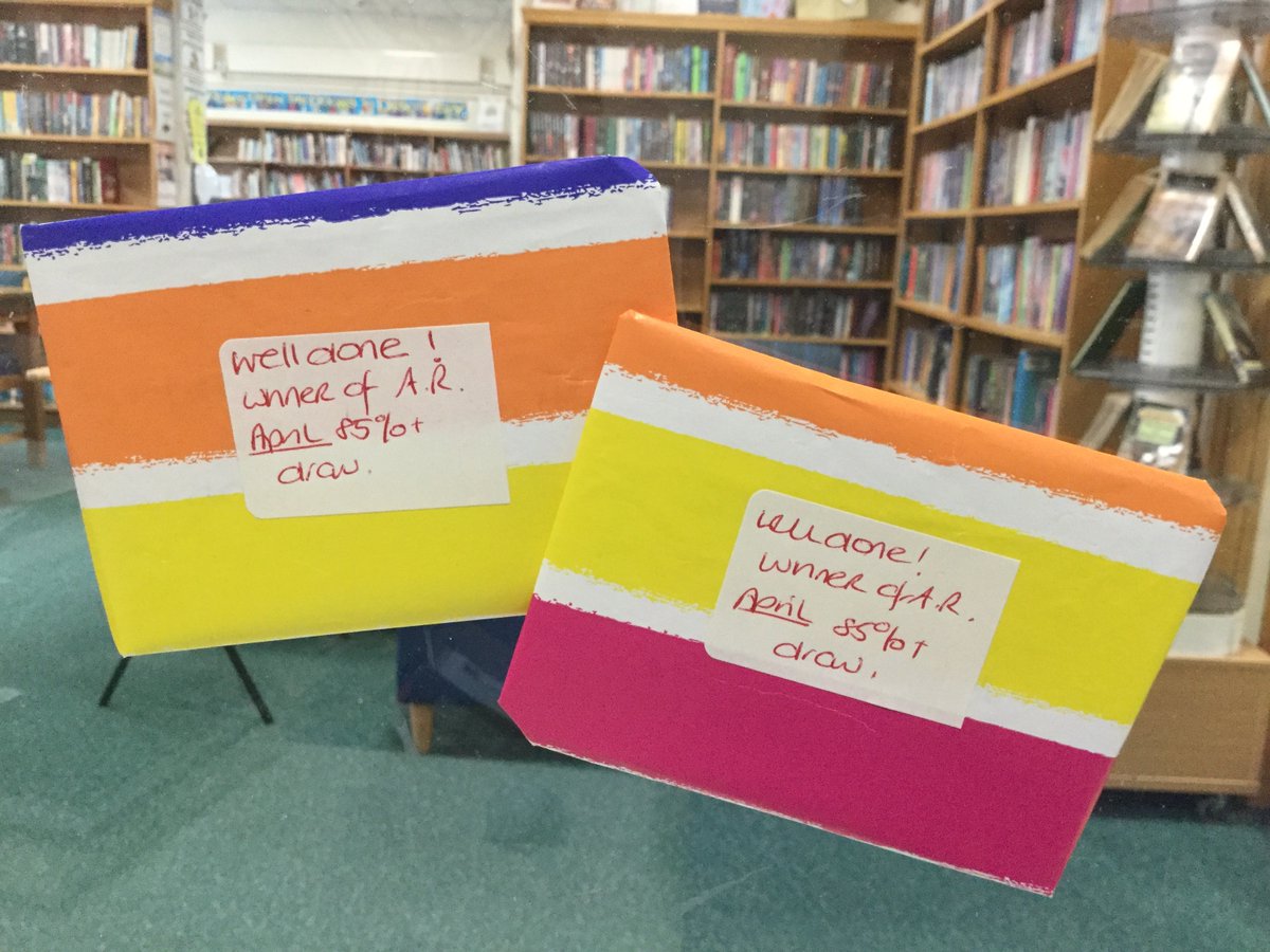 SullivanUpp_Lib's tweet photo. Congratulations to the April winners of our draw for those achieving 85+% in @AccReader quizzes Imogen 8A &amp; Oliver 9C👏🤩#lovereading #keepquizzing #librarylife #inittowinit #prizes #readtosucceed https://t.co/sedPqrETq7