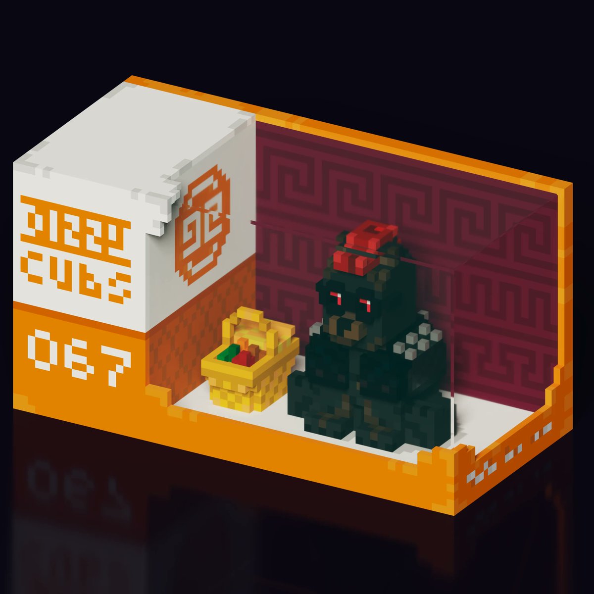 dizzycubs's tweet photo. This #DizzyCub looks like he had a rough weekend.

His rocking a Red Yogi Bear Hat and a Leather Jacket!

#Solana #SolanaNFT #Crytpo #ArtistOnTwitter #pixelart #indiegame #voxel #NFTProjects https://t.co/zguaqQS14g