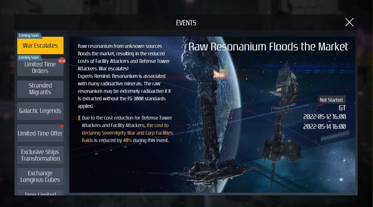 📢This Week's In-game Events
1⃣Anti-Smuggling Operation
2⃣Raw Resonanium Floods the Market
3⃣Lucrative Orders from the Five Nations
For more details, please log in game tomorrow!
#SG #events