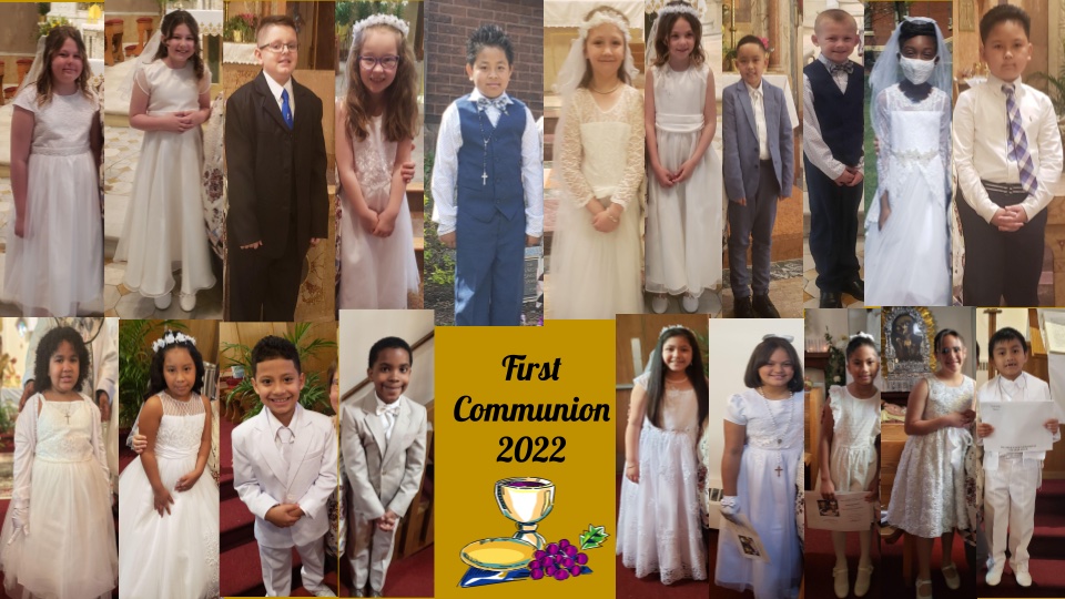 RCSLancaster's tweet photo. It's a time for celebration, all our students who were preparing for their First Communion have now officially completed this milestone! Congratulations to all these students! https://t.co/TNeOrMBQgG