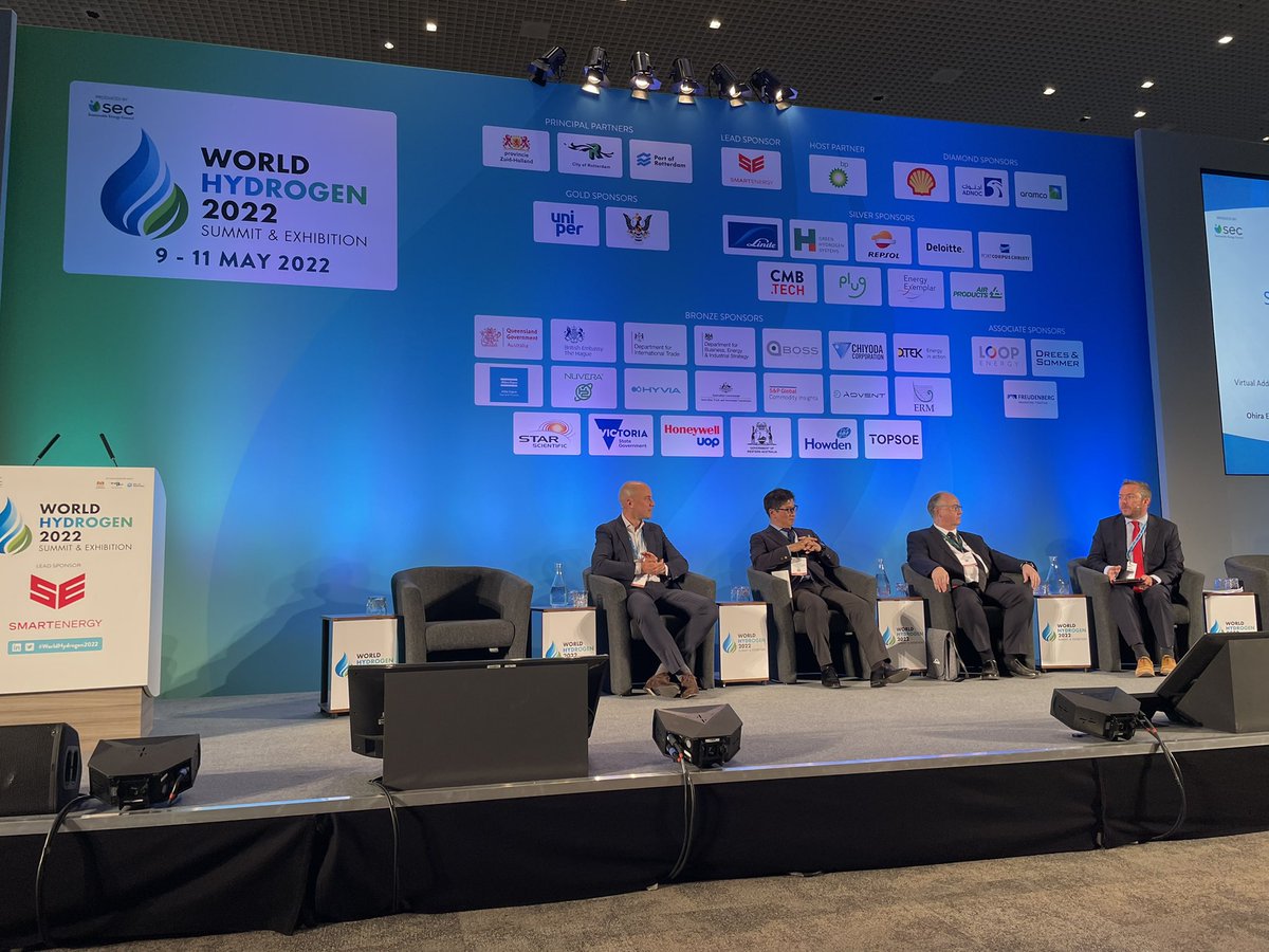 WorldHydrogenS's tweet photo. #WorldHydrogen2022 || @StarScientific_ @battolyser @nedo_info exposed the research and development of companies in electrolysers process and storage of hydrogen to address energy security &amp; climate change. https://t.co/fm6CKzYArr