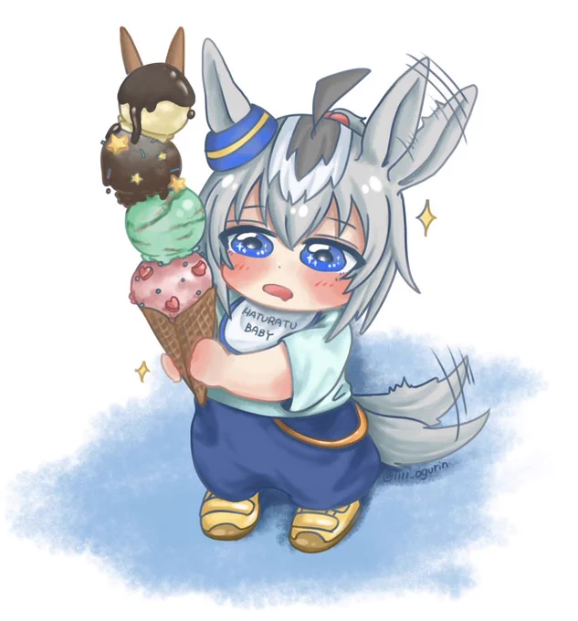 アイスクリームの日なハツラツ #ウマ娘 