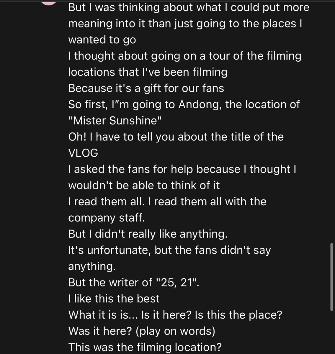 taeriloving's tweet photo. Kim TAERI  vlog english translations
Thanks very much
#KimTaeRi #kimtaerivlog
Eng sub ,eng captions https://t.co/n6JMzqR0Xg