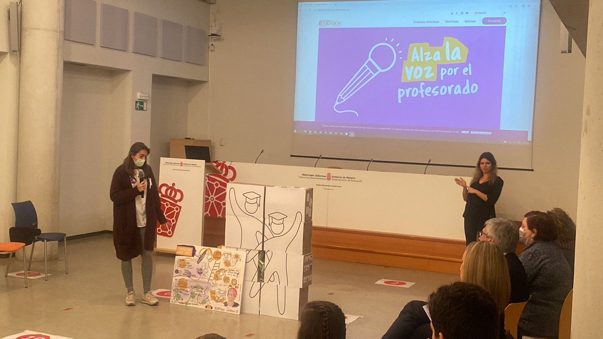 CME_es's tweet photo. Durante la #SAME2022 en Tudela y Pamplona tuvieron actos centrales con los que cerraron todo el trabajo hecho durante el curso en más de 40 centros de toda Navarra. #MilmillonesdeVoces 
📚Lee la noticia aquí:  https://t.co/2uau8BDF6U https://t.co/iQQqlF870U