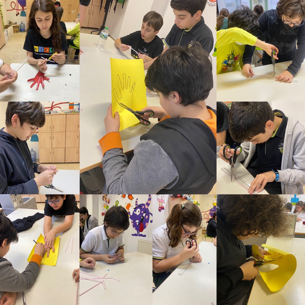 6. Sınıf öğrencilerimizle Fen Bilimleri dersinde öğrendiğimiz Denetleyici ve Düzenleyici Sistemler  ünitesini, Bilimin Doğası dersinde bir probleme dayalı yapay el tasarımı yaparak pekiştirdik 🧠🤚🏻✂️📏 
 <a href="/kursatkayalak/">Kürşat Sadık KAYALAK</a> @ArifeKaraman6 <a href="/mftufekci/">Mehmet Fatih Tüfekçi</a> <a href="/DogaUskudar/">DOĞA KOLEJİ ÜSKÜDAR KAMPÜSÜ</a>