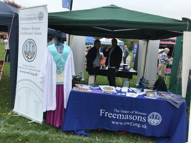 It was good to be standing side by side with Yorkshire UGLE members promoting Freemasonry at the Ilkley Carnival recently. <a href="/OrderWomen/">Order of Women Freemasons</a> #UGLE #Ilkley #WYFreemasons
