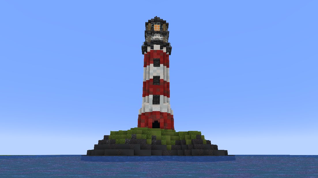 AkaCrypt_'s tweet photo. Decided to build a lighthouse to take a little break from editing, hope you like it :) https://t.co/jz497Jc7f5