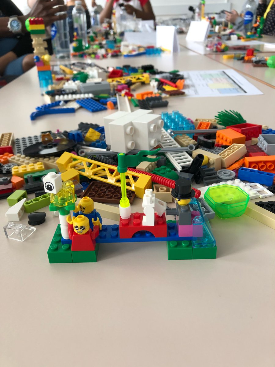 Representing @ARU_AHSS students' creative thinking skills with Lego at the start of the HSS Creative Bootcamp #ARUproud