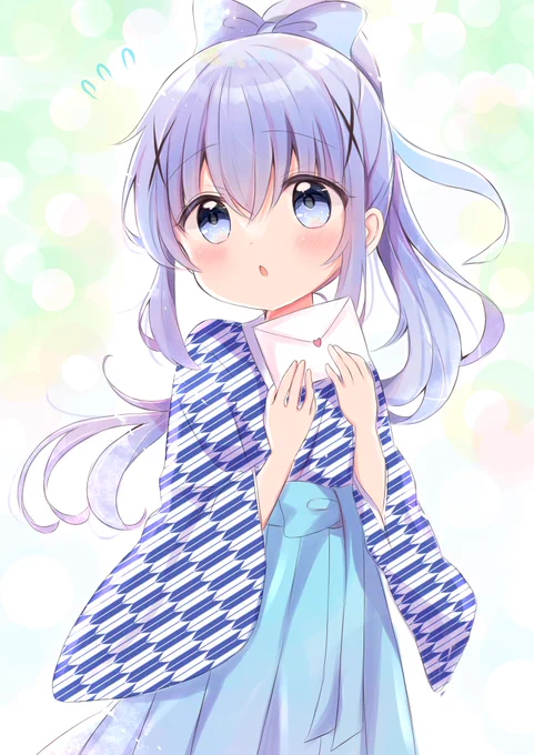 今日はあの人に逢えるでしょうか…。
大正チノちゃん🐇💌
 #gochiusa 