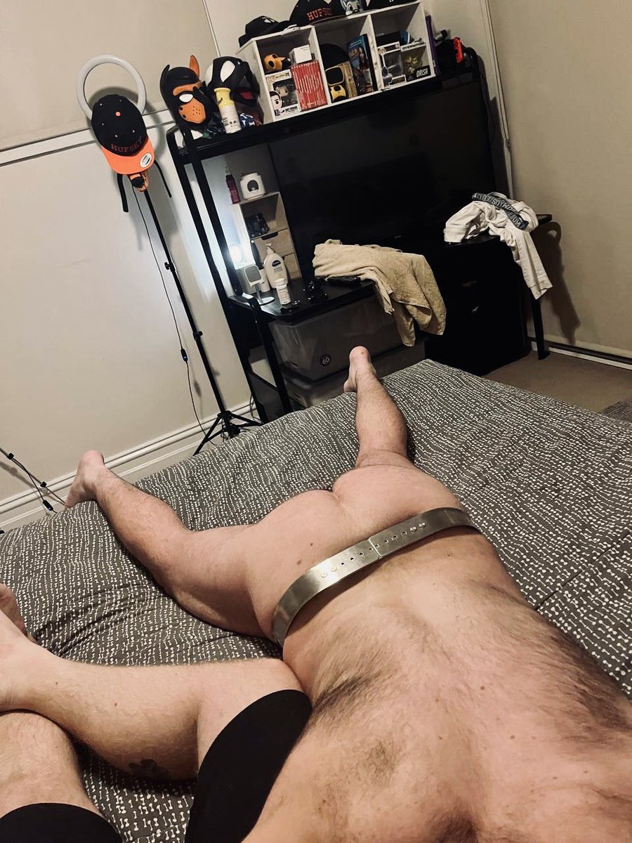 Pup_Huffer's tweet photo. Tried on Sirs chastity belt tonight!! 😈🤤😍

#teamlocked #lockedfag #breedme #chastitybottom #lockedcumdump #lockedgay https://t.co/BqUgbcfrRs