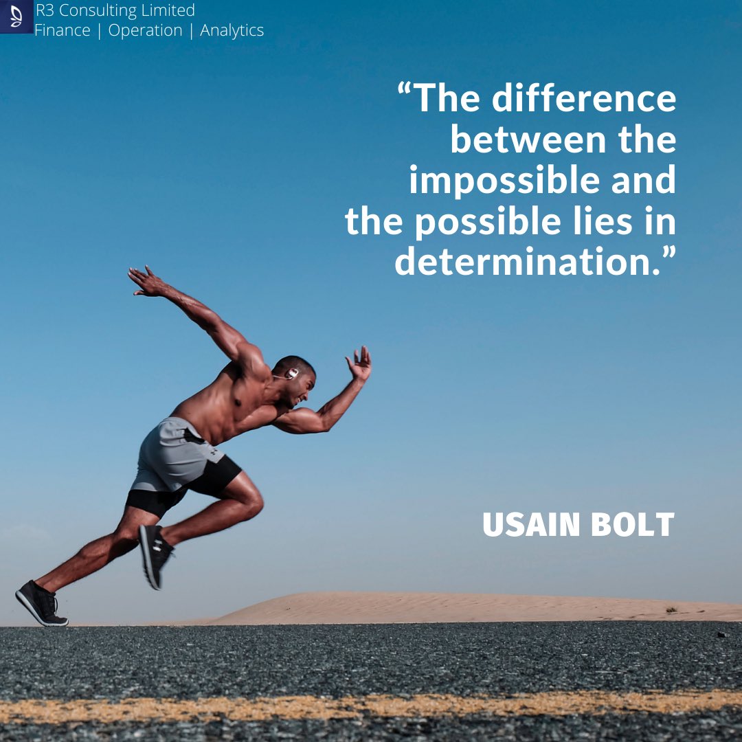 r3consultingltd's tweet photo. Determination is one of the key qualities that help you dream and move you closer to your journey of success.
#r3consultingltd #happynewweek #determination #saperpsolution #smesoftwaresolutions https://t.co/GymsB3Duf3