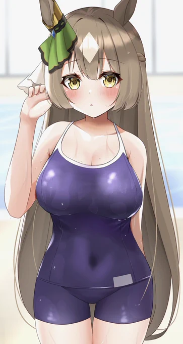 「トレーナーさん、どうかされましたか?」
#ウマ娘 
#サトノダイヤモンド 
