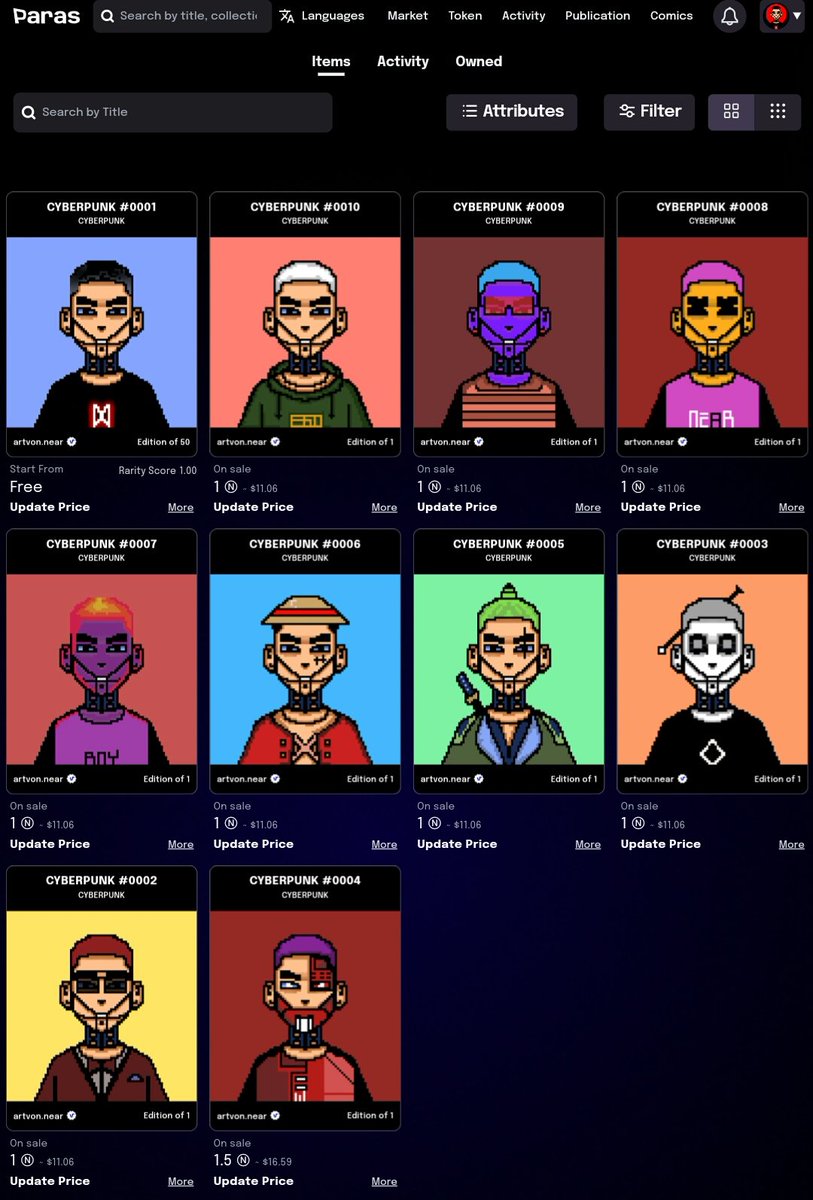 XcyutN's tweet photo. First batch of "CYBERPUNK" check this out guys! For only 1N.💯🔥

The discord for whitelist soon!  ❣

https://t.co/8CFrrZKiyi

#NFT #NFTCommunity #NFTdrop
#NFTartists #NFTCollection #nftcollectors #NFTGiveaway #NFTcollectibles #parashq #NEARProtocol https://t.co/4LW1VTHpx7