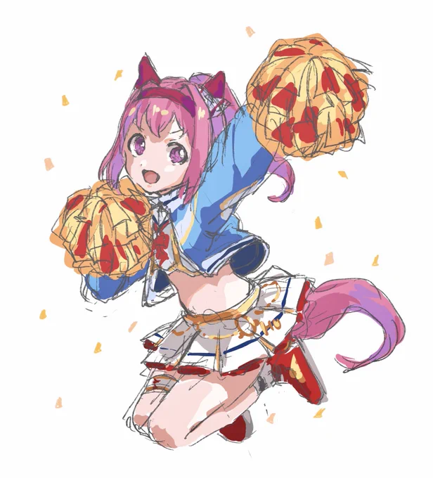 チアウララ...?
 #ウマ娘 #ハルウララ 