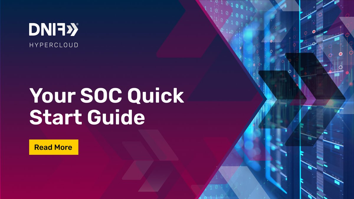 dnifHQ's tweet photo. Implementing a Security Operations Centre (SOC) is an important first step towards cybersecurity maturity. Here’s a SOC quick start guide: https://t.co/0juV2aNM8k

#DNIF #HyperCloud #SOC #SecurityOperations #Blog #CyberSecurity #CyberThreats #CISO https://t.co/sRyZjBDp7S