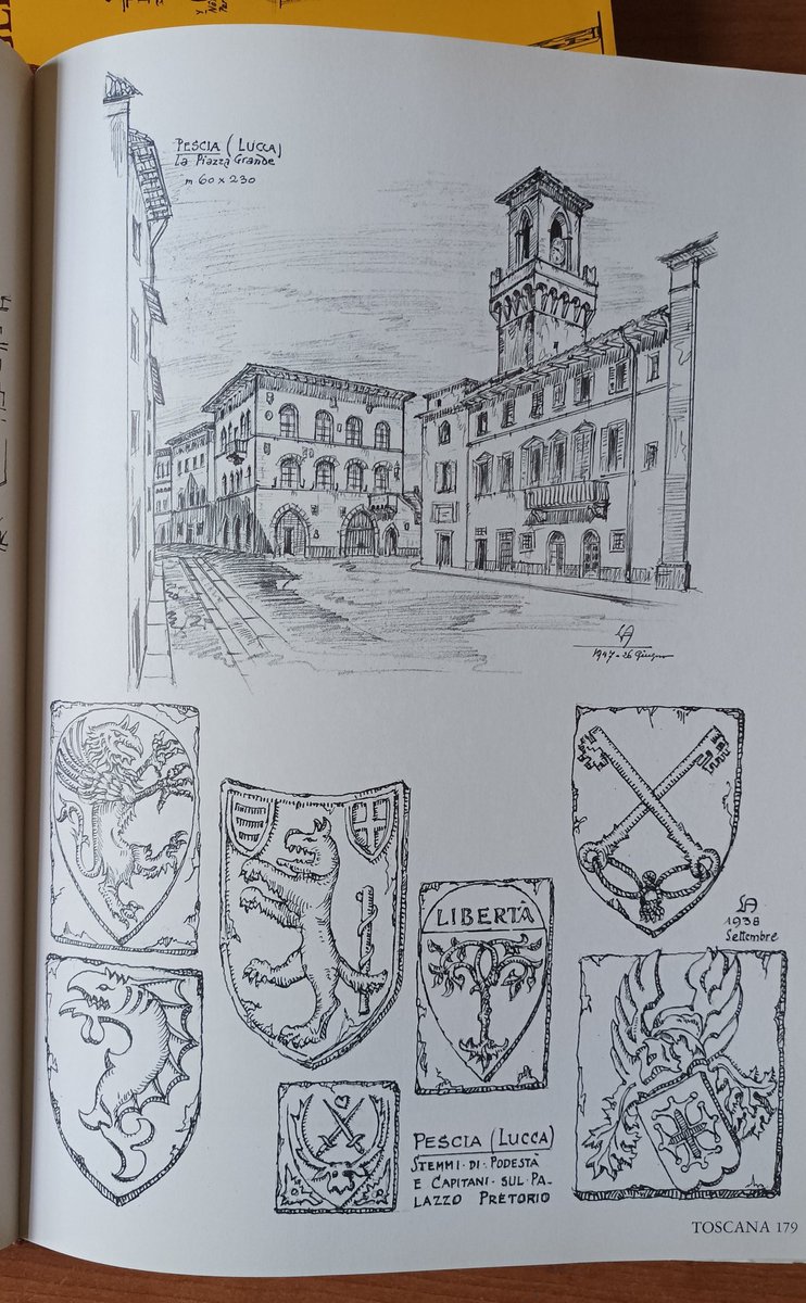 Let my show you my dearest posession: Luigi Angelini's travel books, from 1920s to 1950. He was an architect and artist from my hometown, Bergamo. These are out of print, my mom bought them in the 1980s. 
The scenes are of pre-WWII rural Italy, it's like a window into the past 🥹 