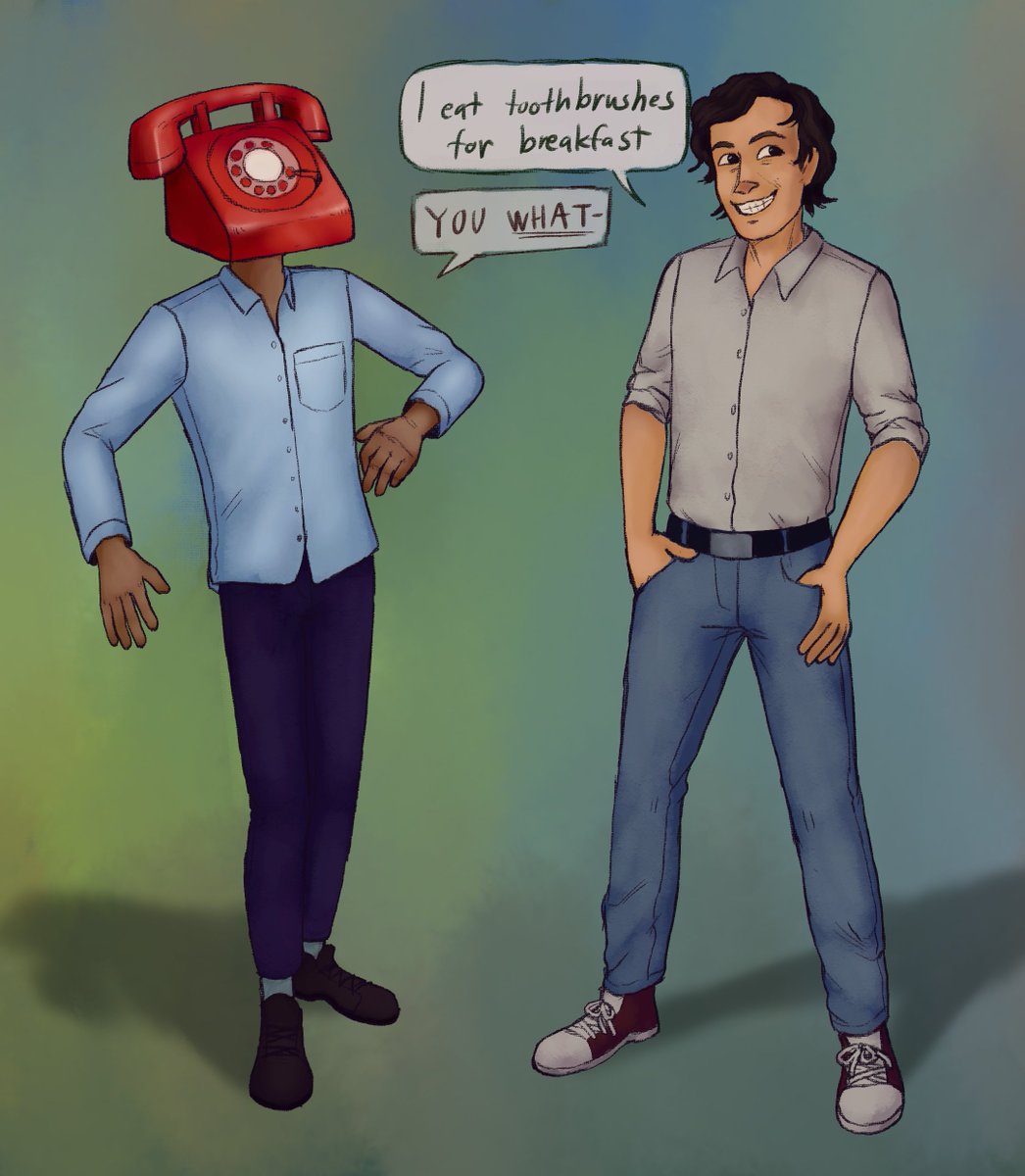 paahdinkeitin's tweet photo. At last managed to draw them #dsaffanart #dsafmatt #dsafpeterkennedy https://t.co/oCdqMtUAV1