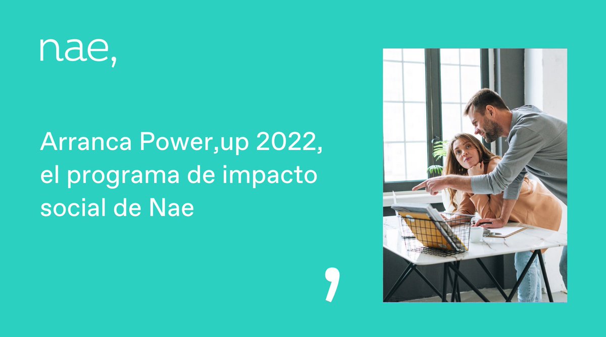 Nae_es's tweet photo. Lanzamos el programa Power,up 2022 en el que apoyaremos a @NuweIo, @talkualfoods, @talent_fy y Voilà Bio en sus proyectos para luchar contra la crisis climática y social.

🙌 ¡Sé el cambio que quieres ver en el mundo!
https://t.co/KDcPtGNbRY https://t.co/aJYnbMWJIj
