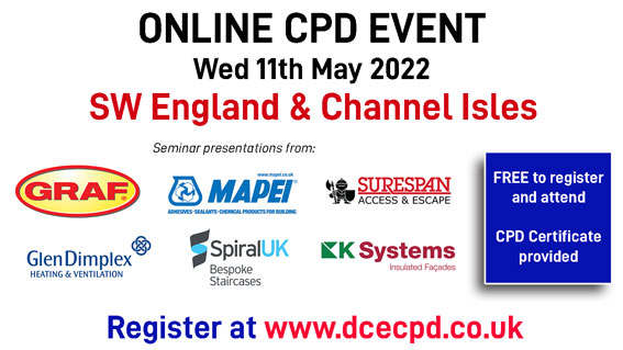 DCECPD's tweet photo. Second Online CPD event of this week 11/5
See presentations from @GrafUKLtd @MapeiUKLtd @Surespan @SpiralUKStairs @KSystemsEWI & Glen Dimplex
Free to register & attend - https://t.co/Idkov3g26p
#CPD #Online #seminars #building #construction #experts #dcecpd #cpdonline #specifiers https://t.co/KOUz7OiWUI