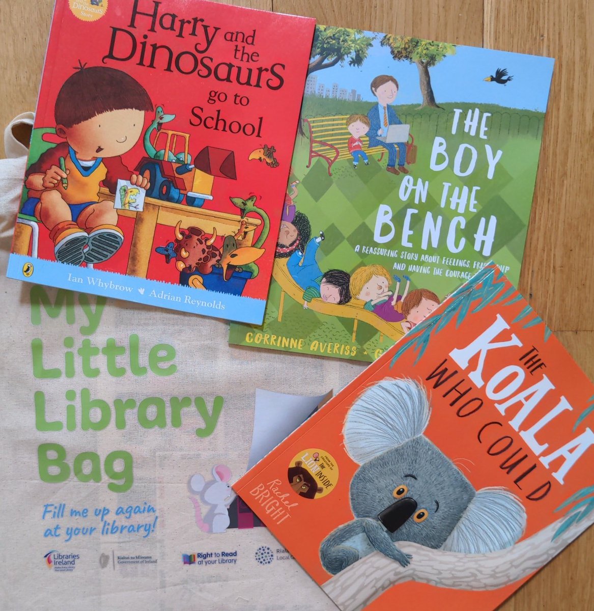 Fantastic selection of books about starting school from the #mylittlelibrary initiative by @dcediy and <a href="/LibrariesIre/">Libraries Ireland</a> #RighttoRead