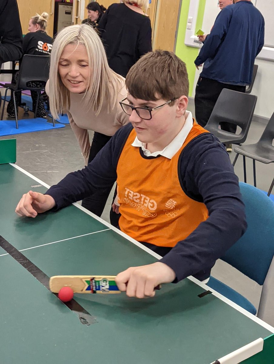 WoodlandsAC's tweet photo. Earlier this term students in Beech class thoroughly enjoyed taking part in Scarborough Sixth Form College table cricket tournament @S6F #tablecricket #sports #adaptedgames #funlearning #newskills #thankyou https://t.co/aY1k0KmXjs