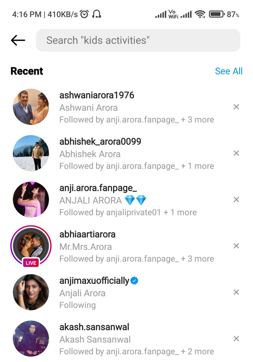Itne me se koi n koi LIVE ayega .. taiyar raho..
#AnjaliArora