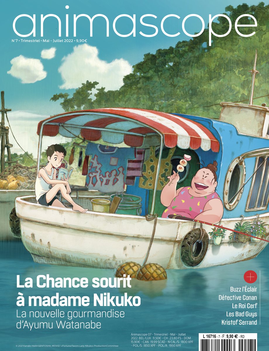 Animascopefr's tweet photo. animascope 07 a 2 couvertures. La Chance sourit à madame Nikuko et Buzz l'éclair 
Mais aussi, Kristof Serrand, Theodore Ushev, Ilze Burkovska Jocobsen, Masashi Ando, Ron Dyens, Takahide Hori, Marguerite Abouet, Pierre Perifel, Paul Madden... Sommaire: https://t.co/ysGf2hJfYj https://t.co/XrMmtHL9SX