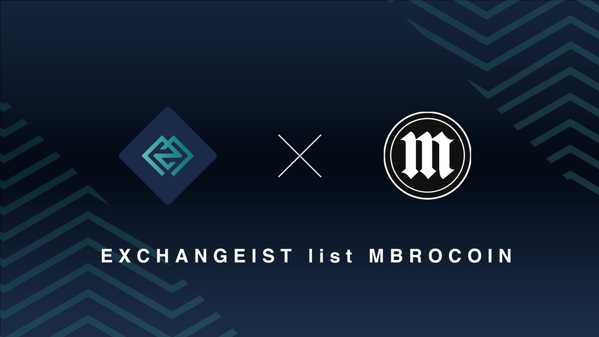 exchangeist_cex's tweet photo. OFFICIAL ANNOUNCEMENT 

Dear Users,
EXCHANGEIST is scheduled to list MBROCOIN
@mbrocoin 

Deposit function start at  : 2022.05.9  06:00 AM UTC 
Trading function start at  : 2022.05.9  08:00 AM UTC
Trading Pair: MBRO/DOGE

Link: https://t.co/buTYHExs2Y https://t.co/suCVTRns1u