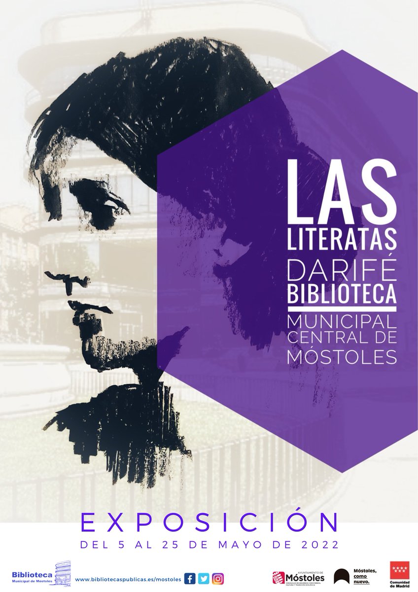 BiblioMostoles's tweet photo. Las Literatas es una #exposición que reivindica la figura de la mujer en el mundo de las letras. Las obras realizadas por el artista e historiador del arte David Rivas, emplea distintas técnicas artísticas y soportes.
🗓️ del 5 al 25 de mayo
🏠 Biblioteca Central (c/ Canarias, 10) https://t.co/6xezOenQVe