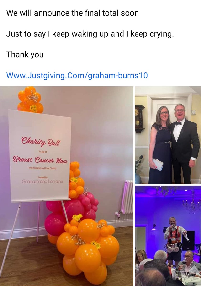 blorr47's tweet photo. @HallRshall5 Thanks Sally, we finally made our total &amp; went beyond it. £9,000 on the night to take us to £105,000.75, that 75p is important 😃 https://t.co/qF3lXL4PuR