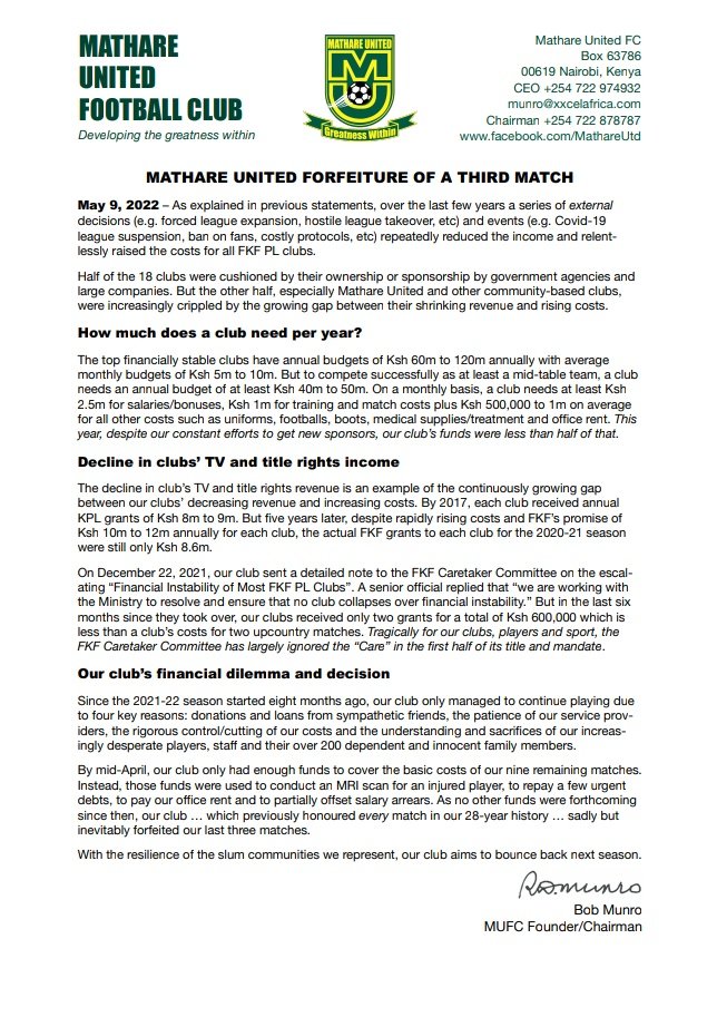 🗞️ | Club statement on the forfeiture of three league matches and the reasons behind this historic low

#GreatnessWithin