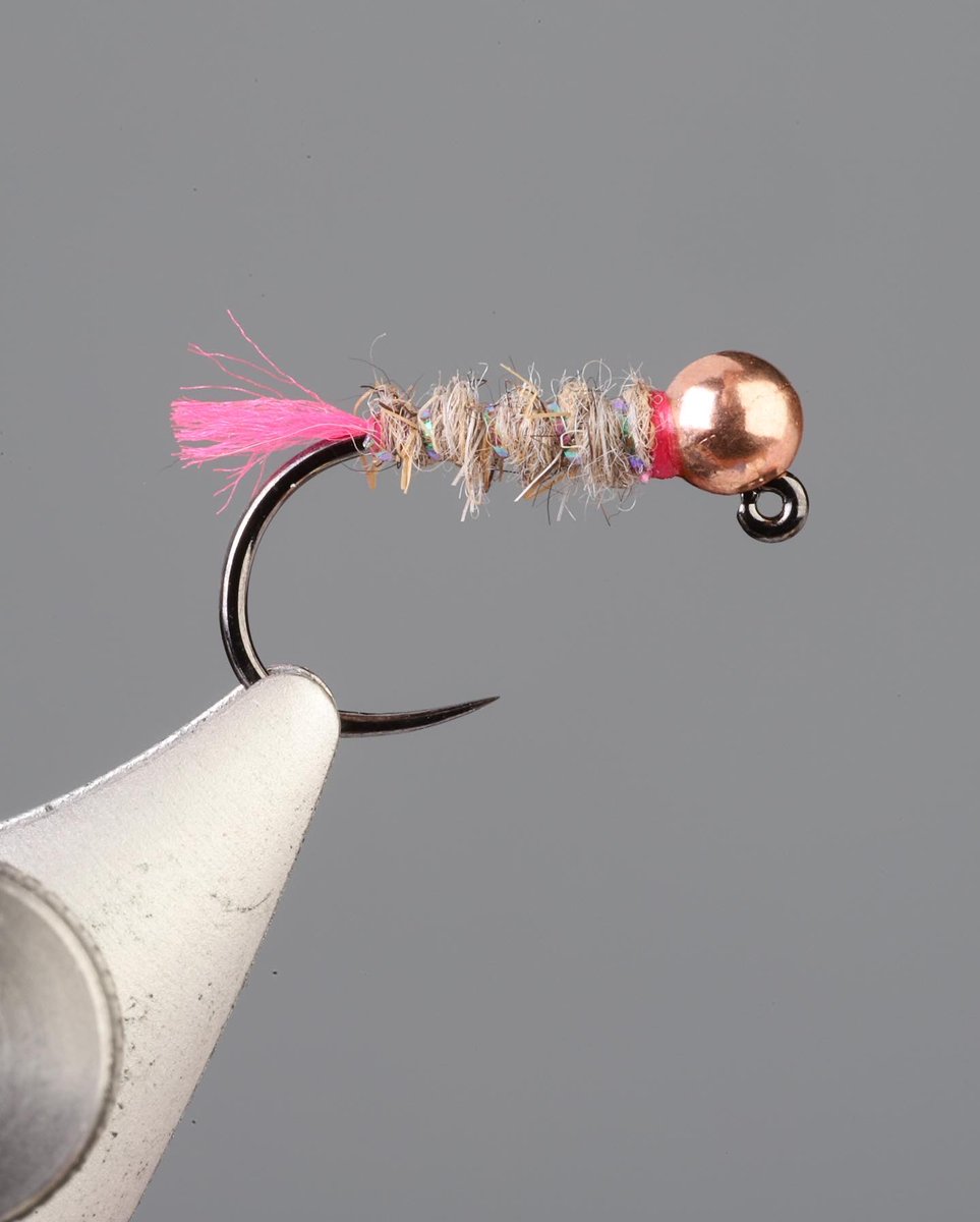 TimCammisa's tweet photo. Walt’s Worm Blowtorch! This simple nymph is great flor fly fishing in freestone and spring creeks. The hot spot tail gives trout and char something to think about, and they love to say YES to this hot fly. #flytying #flyfishing #waltsworm #fishing #trout https://t.co/r5KWQW1PiF