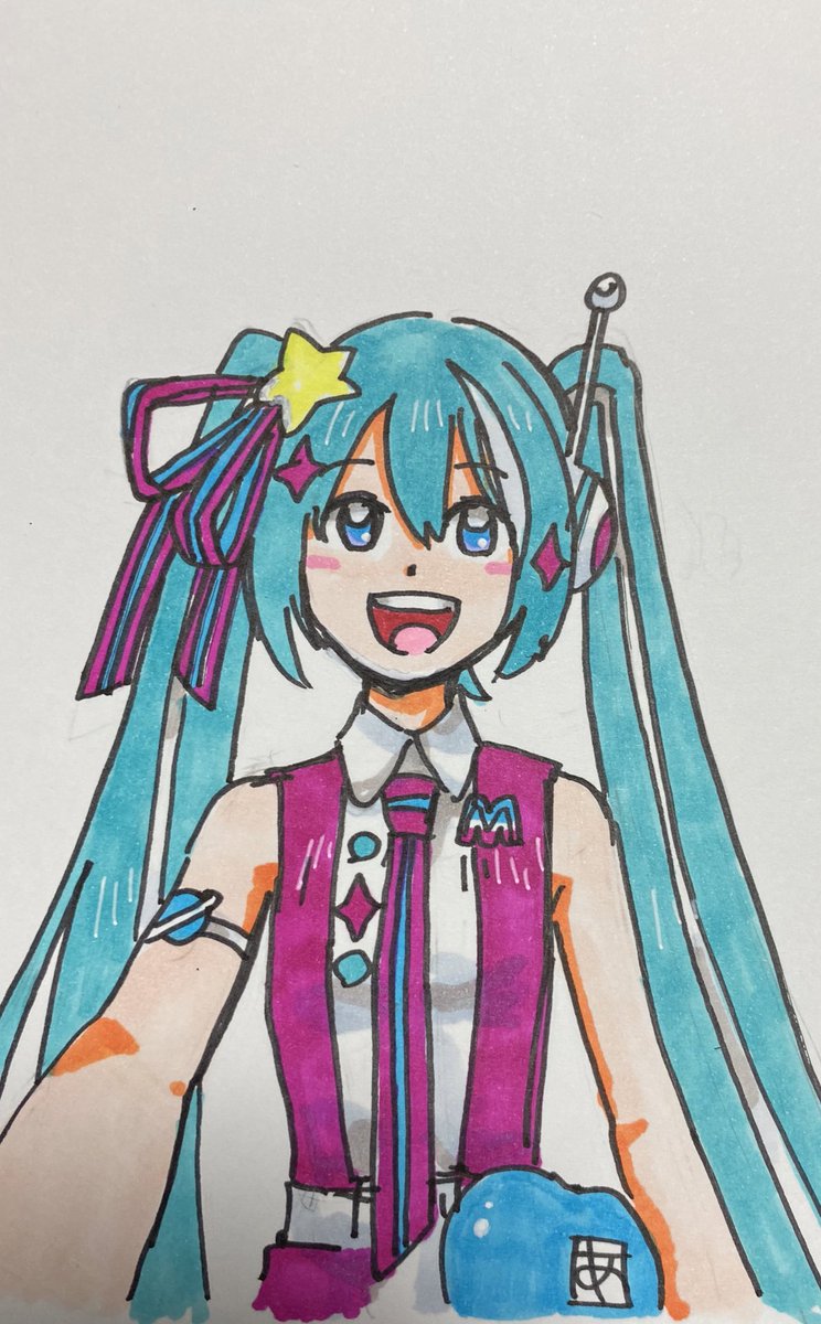 初音ミク「#初音ミク #マジカルミライ
真打ちさん 」|あらがいのイラスト