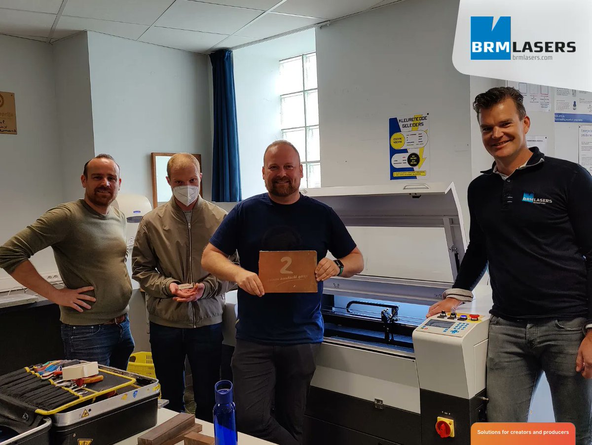 Educating students to become professionals. That's what happens at the Sint-Martinus schools. Koensborre Campus has acquired a brand new BRM laser. With this laser machine, students make actual products based on their ideas. Want to know more? 

brmlasers.com/branches/educa…