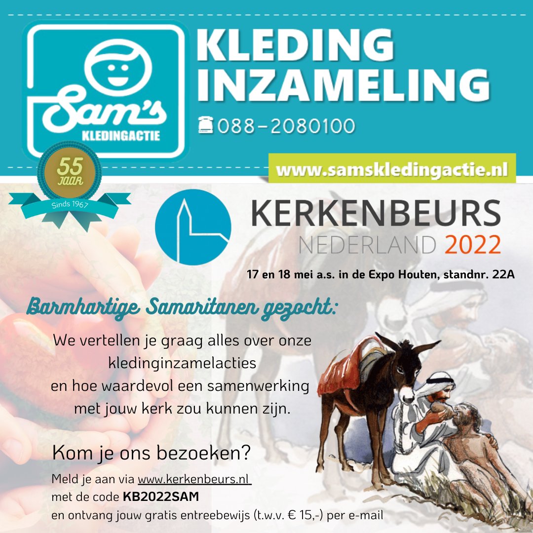 ⁉️️ Heb jij je gratis entreebewijs al aangevraagd?
We begroeten je graag op 17 of 18 mei op onze stand 22A! 🙋‍♀️