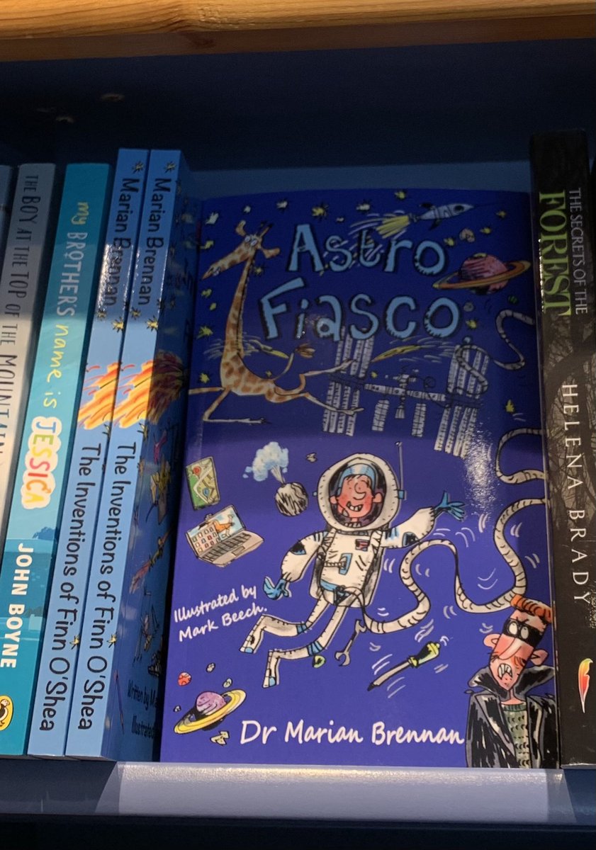 chubbant's tweet photo. Delighted to see Marian’s #AstroFiasco prominently displayed in #bridgestreetbooks #Wicklow. https://t.co/Q24ZrB2Y2c https://t.co/1zsJUewnqw