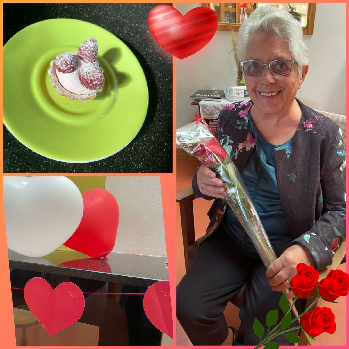 De moeders bij De Betuwehoeve werden gisteren in het zonnetje gezet ☀️ Zij werden verrast met een roos en een lekker gebakje. Daar werd goed van genoten ❤️
#zomooiisouderenzorg