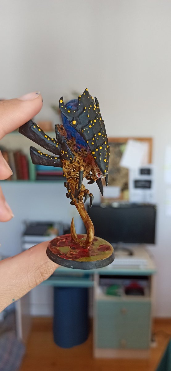 IstarRolero's tweet photo. Ahora si, mi "Neurotorpe" (bautizado por @ketne_ ) esta terminado.
He utilizado bits de los guerreros tiranidos, del trigon y su propio torso.
#menteenjambre #eatandrepeat #siemprebicho #tiranidos https://t.co/fQt0qCnOxJ
