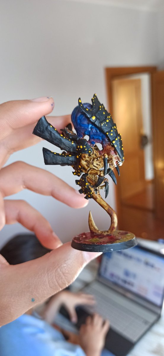 IstarRolero's tweet photo. Ahora si, mi "Neurotorpe" (bautizado por @ketne_ ) esta terminado.
He utilizado bits de los guerreros tiranidos, del trigon y su propio torso.
#menteenjambre #eatandrepeat #siemprebicho #tiranidos https://t.co/fQt0qCnOxJ