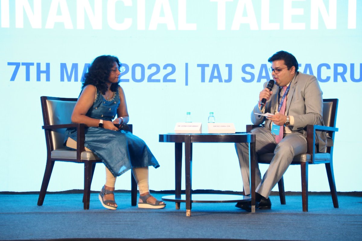 CareerTopper's tweet photo. Moderated the session on ‘Careers in Risk Management’ with Dr. Leena Vijayvargiy, Chief Risk Officer at HDFC Asset Management Company Limited, at the 4th Financial Talent Summit hosted by CFA Society India
#ftsmumbai #cfaprogram #cfainstitute #cfacareerservices #cfasocietyindia https://t.co/OEEww08q3b