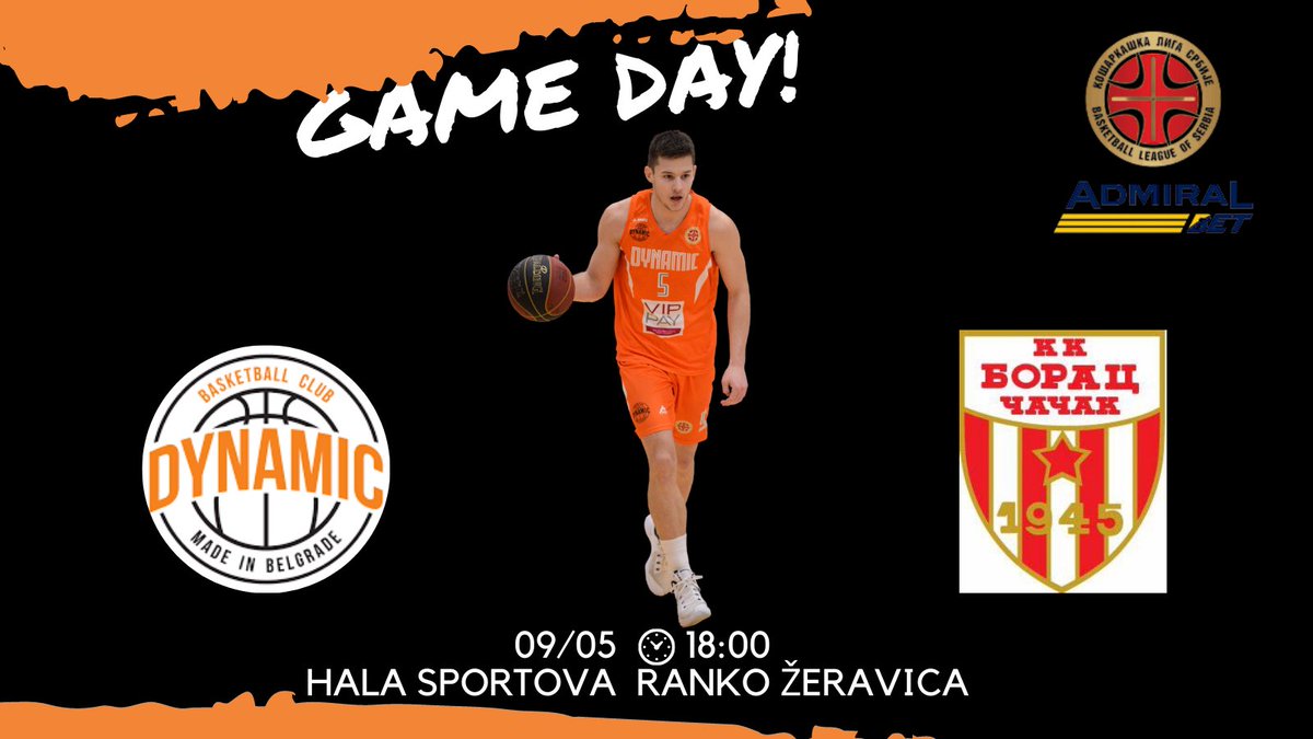 DINAMIK DOČEKUJE BORAC U HALI SPORTOVA

Košarkaški klub Dynamic Vip Pay će danas od 18 sati u Hali sportova “Ranko Žeravica” odigrati drugi meč plej-of faze Superlige Srbije protiv Borca iz Čačka