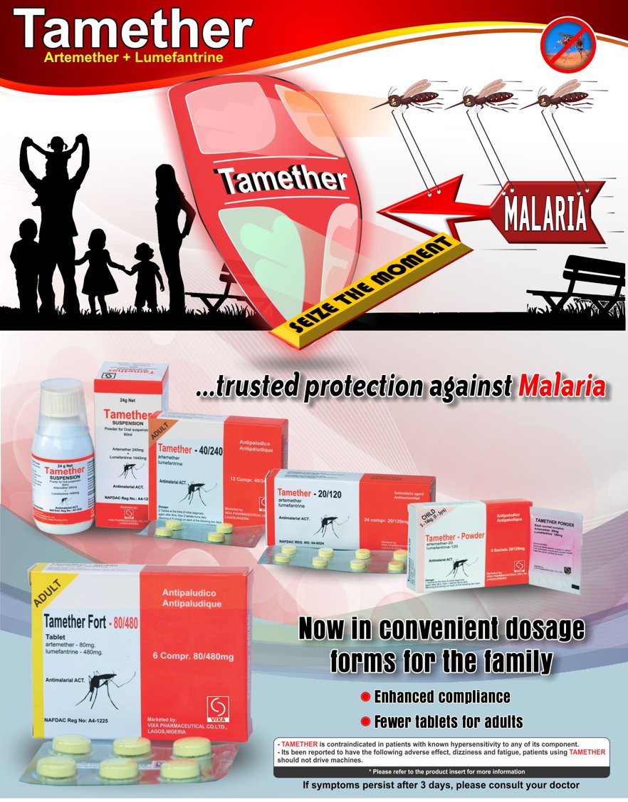 vixapharm's tweet photo. Do your best to shut all windows and doors against mosquitoes before the sun goes down every day.

Use Tamether for effective treatment of Malaria.
It comes in convenient dosage forms for the family.

Available in all pharmacy stores nationwide.

#vixapharm #malariaawareness https://t.co/N0CVqYfN8G