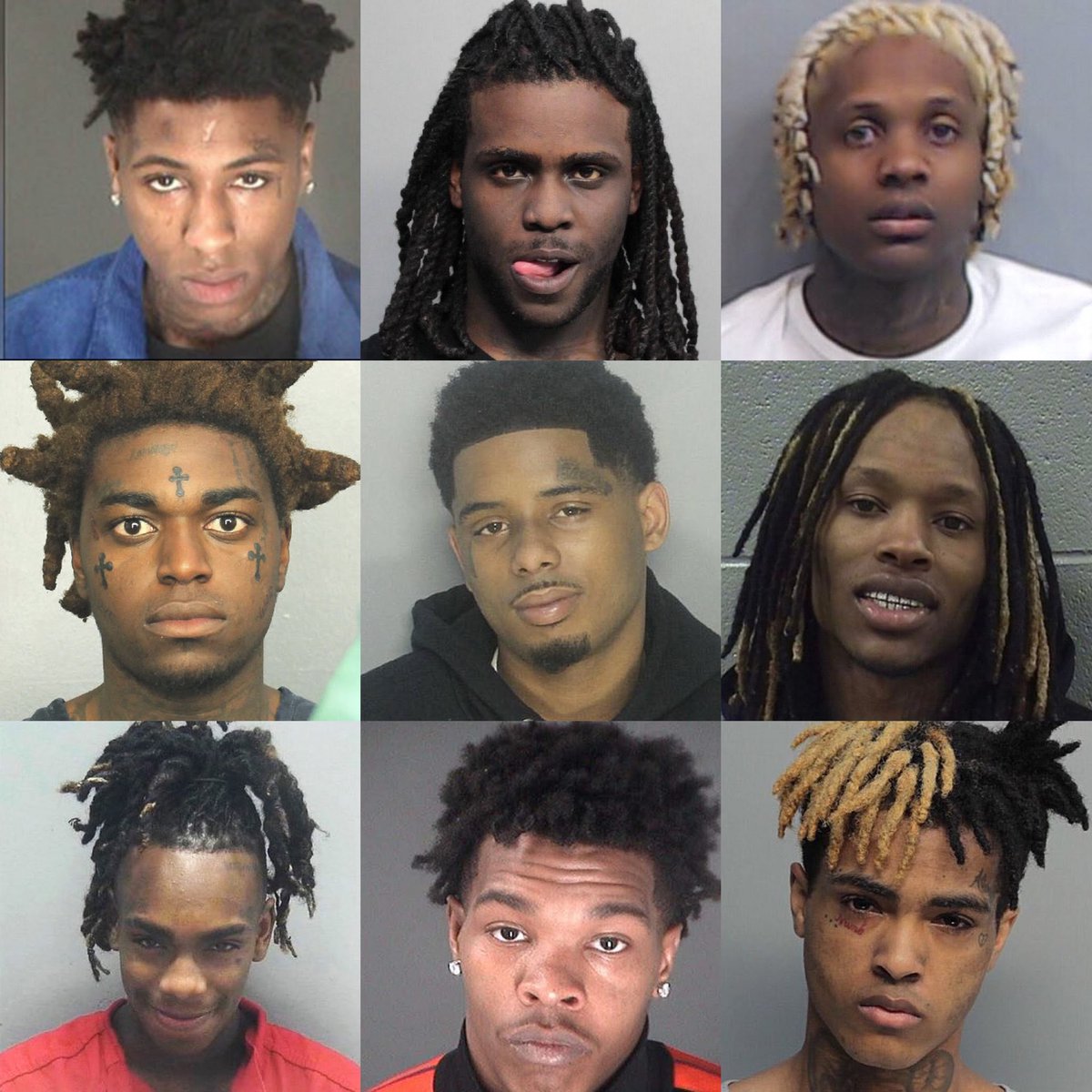 CostaKentrell's tweet photo. Who has the best mugshot here? https://t.co/UyrrkCj7Xe