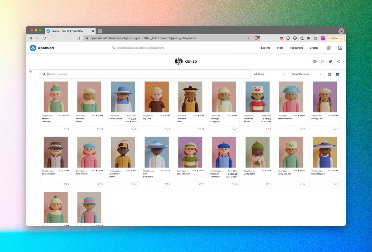 peduarte's tweet photo. a decent @TinyFacesNFT 🧹🧹🧹 by @djngoma https://t.co/J3F94GGLBY