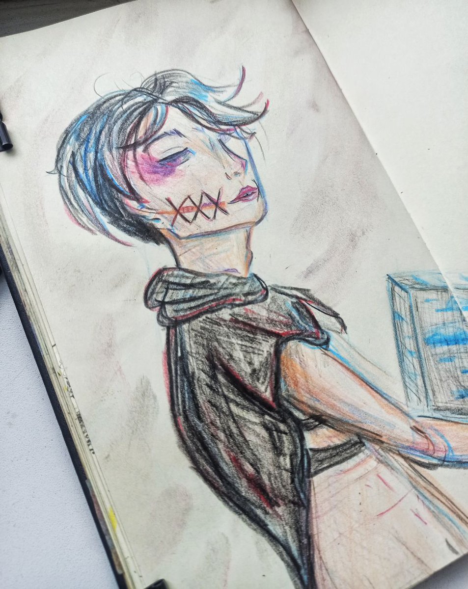 ArtViklun's tweet photo. Humanization of Ender 👀♣️💜

#art #Minecraft #fanart #humanization  #MinecraftEnder https://t.co/KJz468v90v