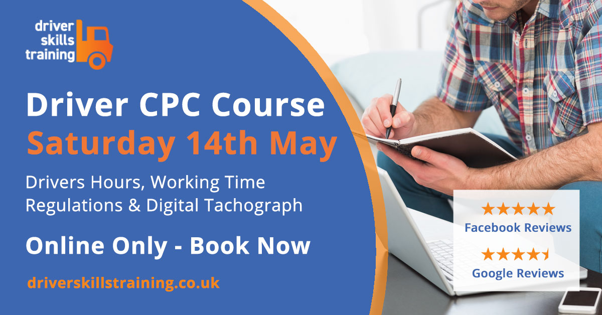 This Saturday is our online CPC course. Gain more CPC hours from the comfort of your own home. 

Book your place now - driverskillstraining.co.uk/event/online-d…