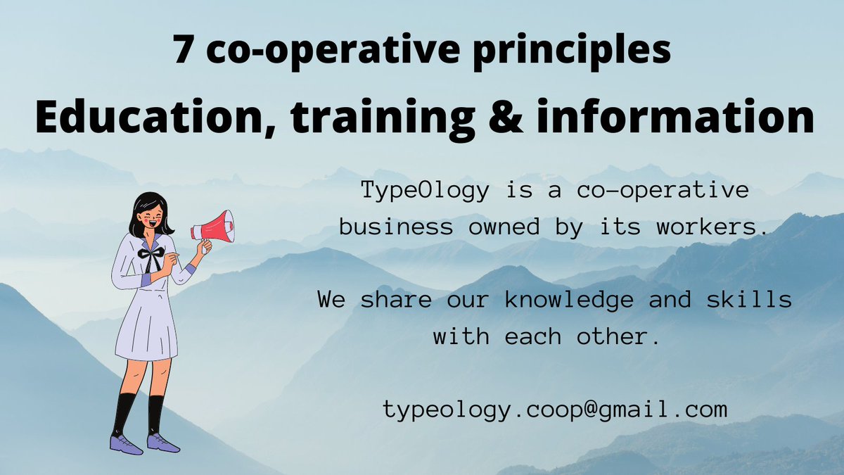 TypeOlogy is a co-operative business owened by its workers. As a #coop, we work together to share our knowledge with one another. #transcription