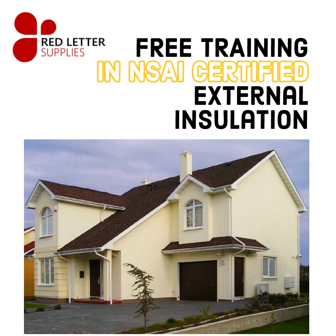 RedLetterSupply's tweet photo. Free training on NSAI certified External Insulation system.
One day course in Longford

Follow us to keep up to date with our other free courses

#freetraining #externalinsulation #plaster #redletterie #RedLetter #soltherm #bolix #insulation #insulationtraining https://t.co/5NFfOpMHAl